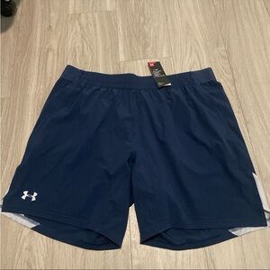 Under Armour Men's Dark Blue Athletic Shorts